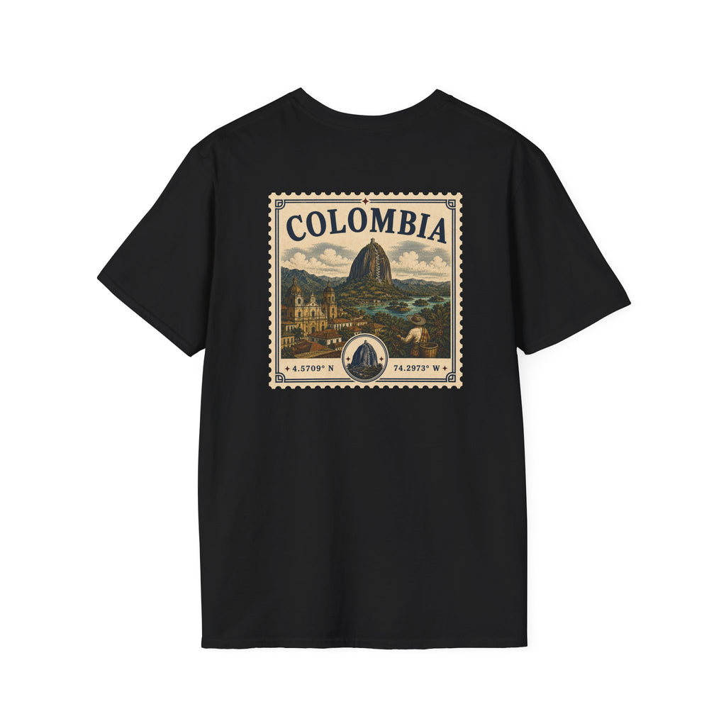 COLOMBIA HERITAGE STAMP T-SHIRT
