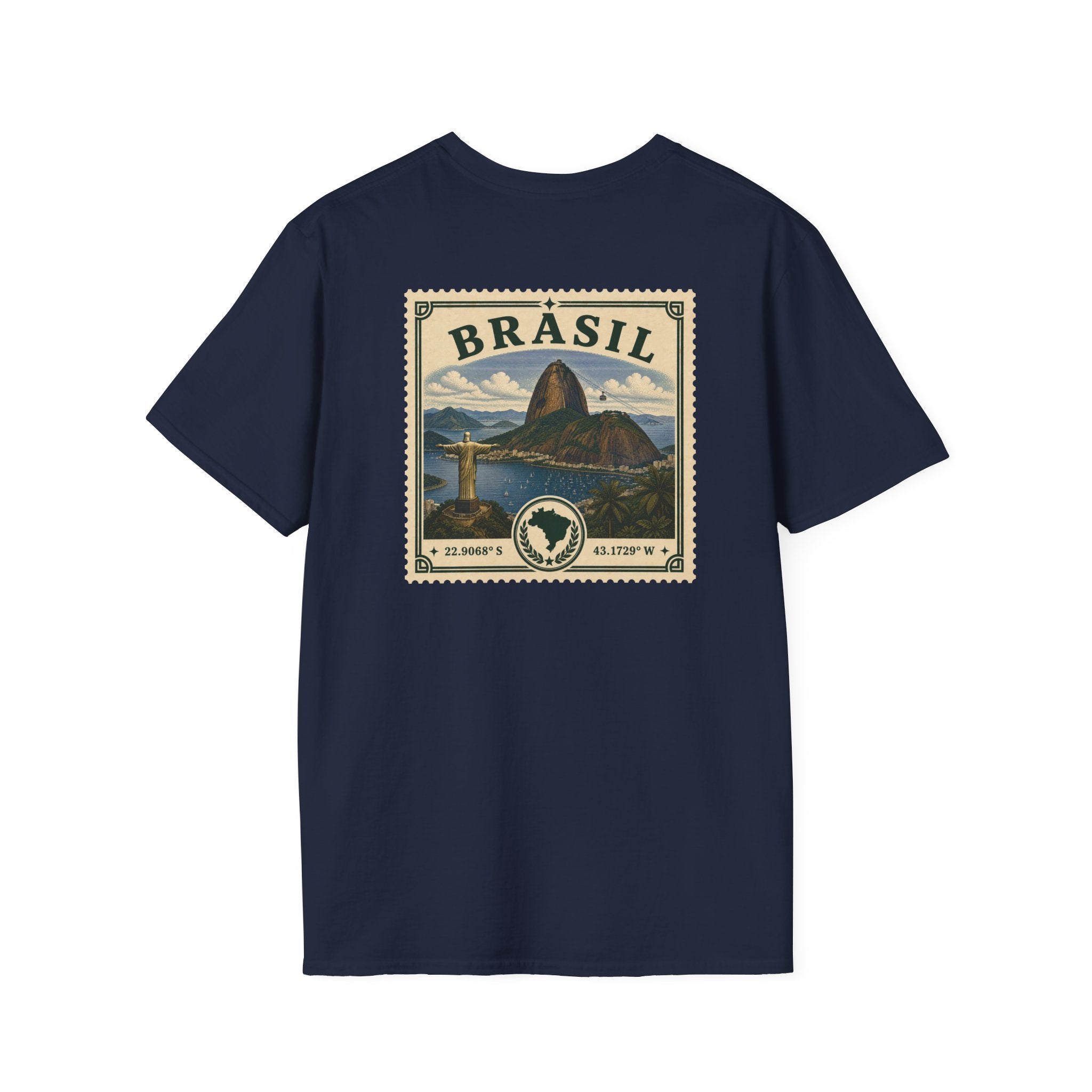 BRASIL HERITAGE STAMP T-SHIRT