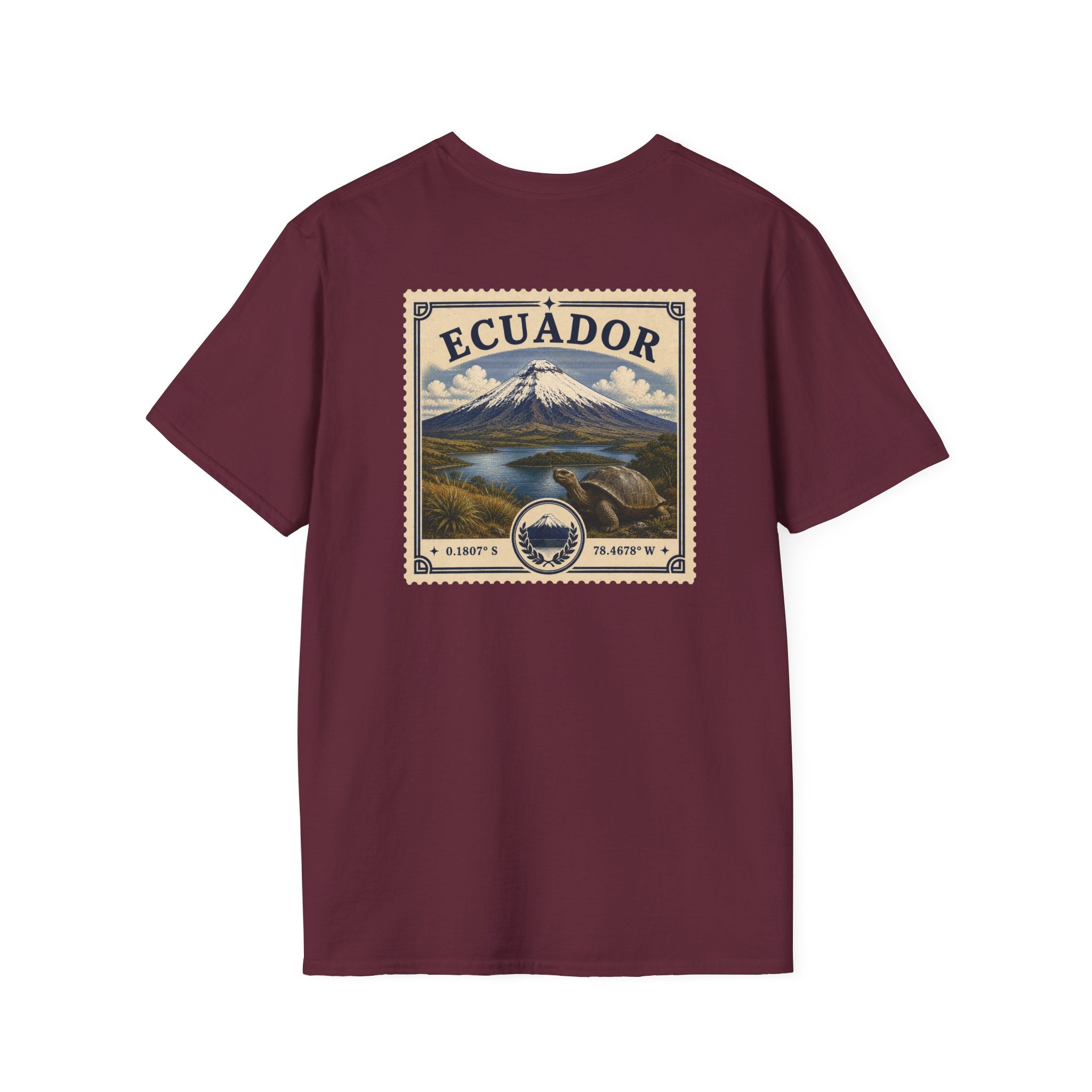ECUADOR HERITAGE STAMP T-SHIRT