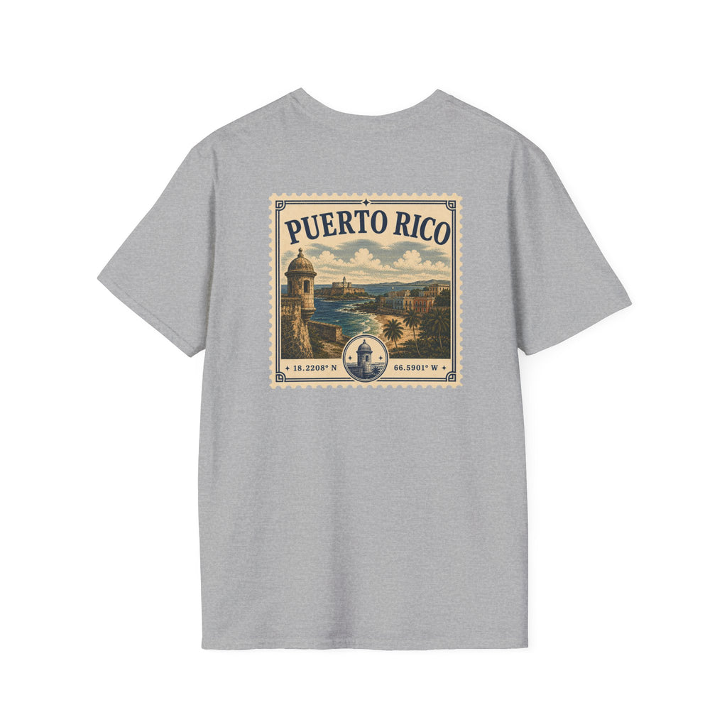 PUERTO RICO HERITAGE STAMP T-SHIRT
