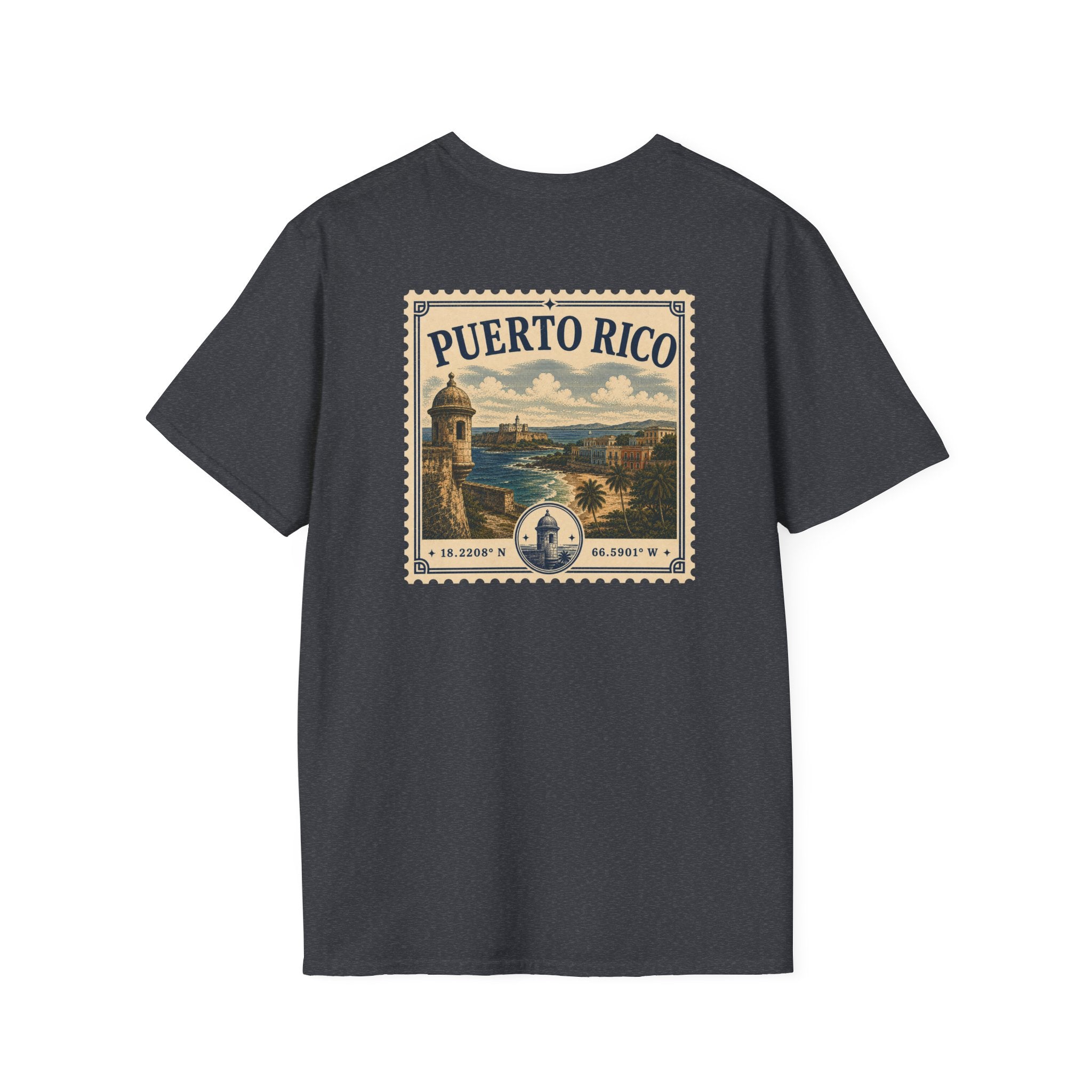 PUERTO RICO HERITAGE STAMP T-SHIRT