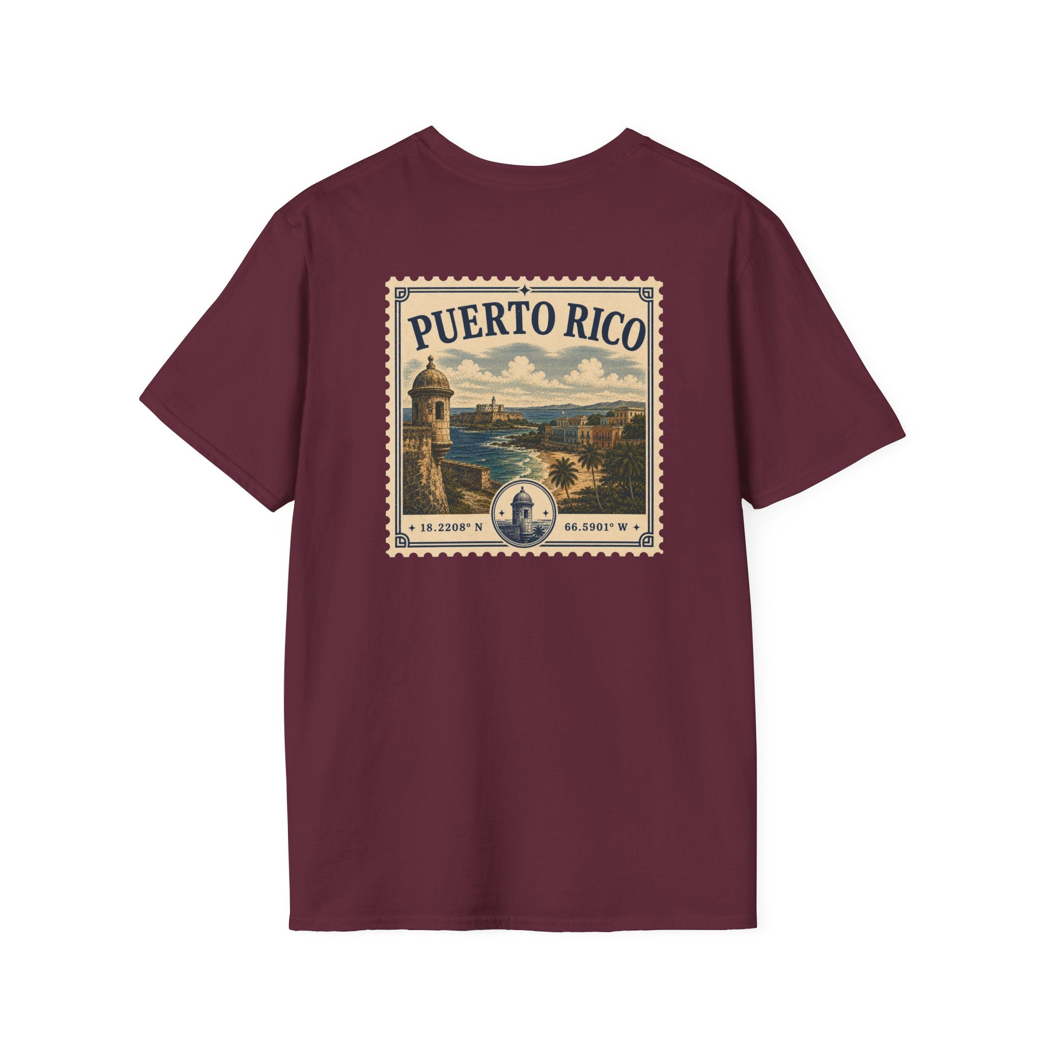 PUERTO RICO HERITAGE STAMP T-SHIRT