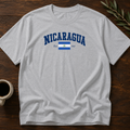 Nicaragua Varsity T-Shirt – Sport Grey – Wear Your Heart