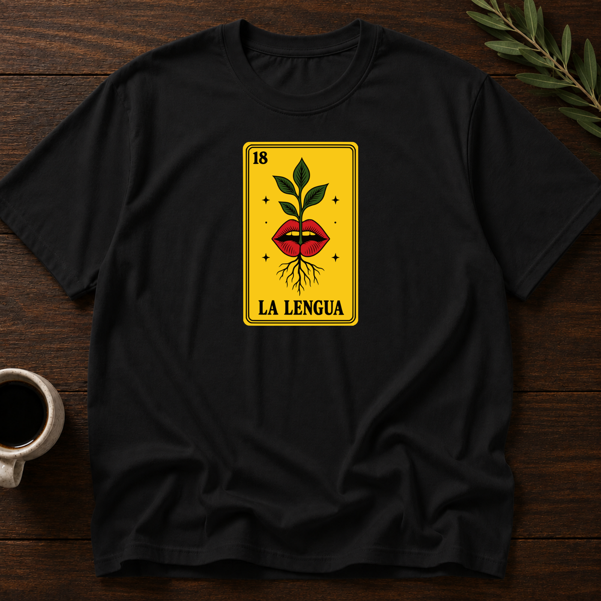 La Lengua T-Shirt – Black – Wear Your Heart