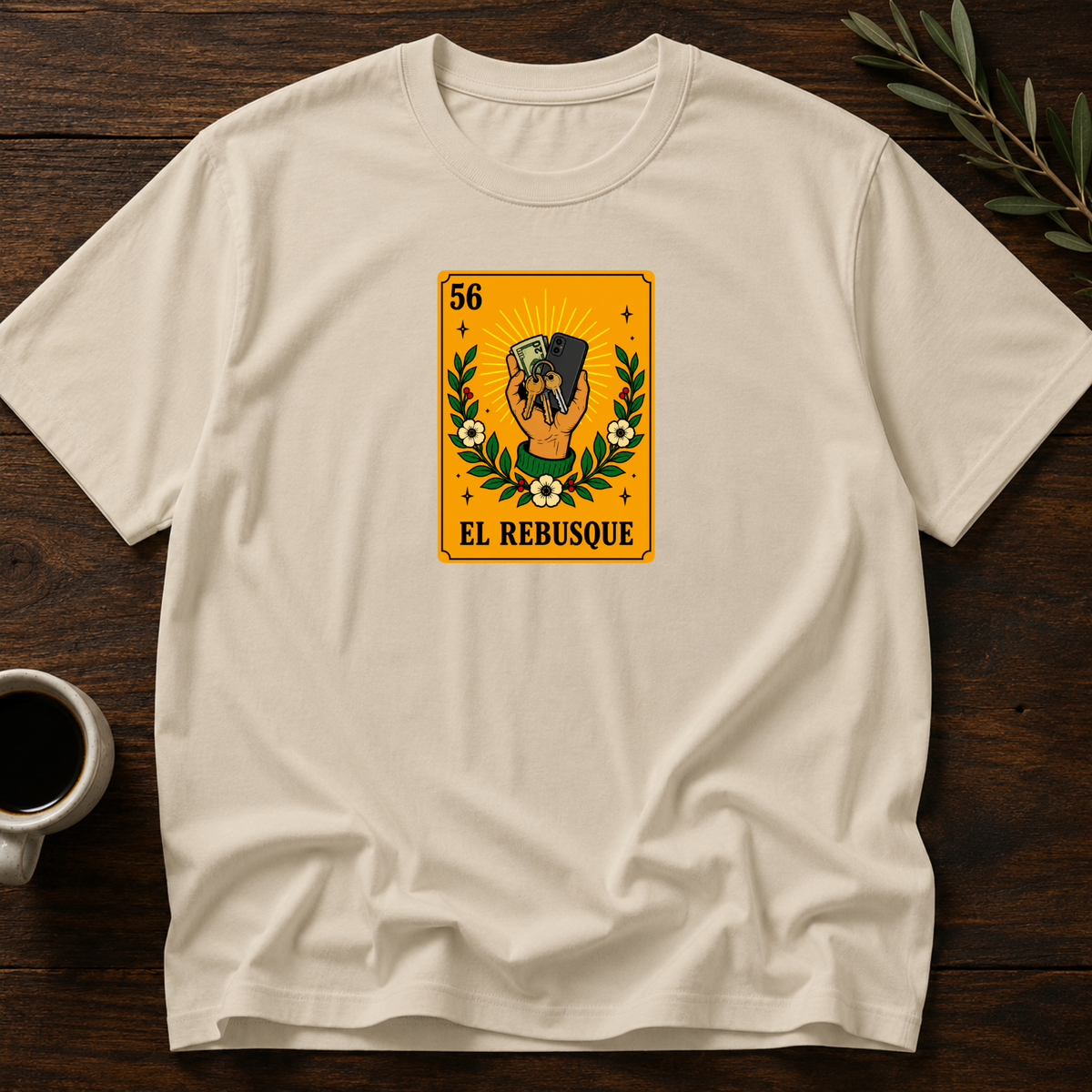 El Rebusque T-Shirt – Sand – Wear Your Heart