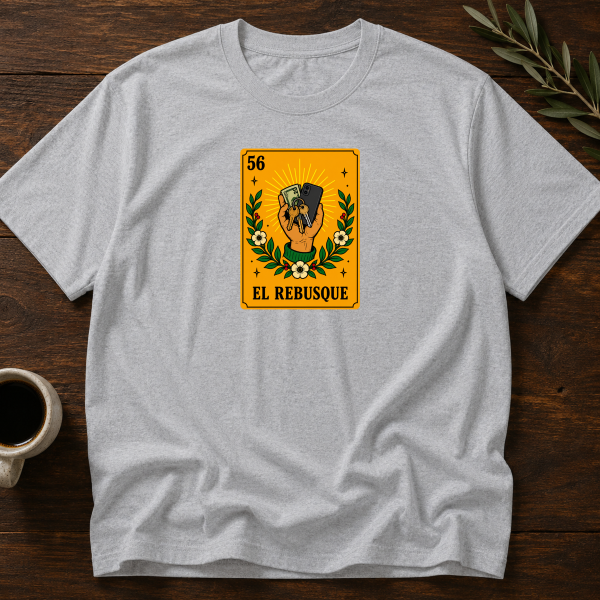 El Rebusque T-Shirt – Sport Grey – Wear Your Heart