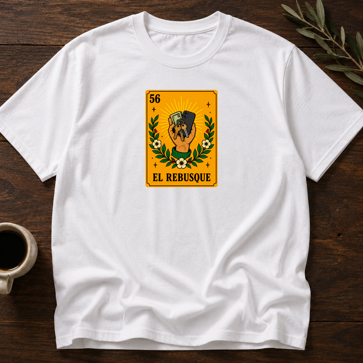 El Rebusque T-Shirt – White – Wear Your Heart