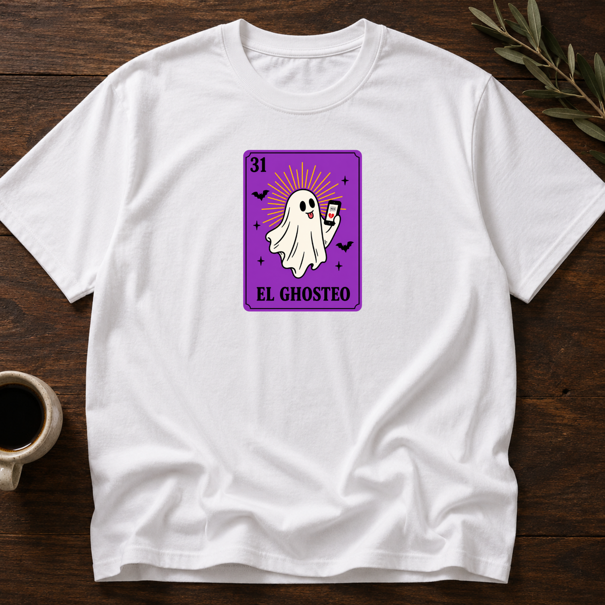 El Ghosteo - Ghosting T-Shirt – White – Wear Your Heart