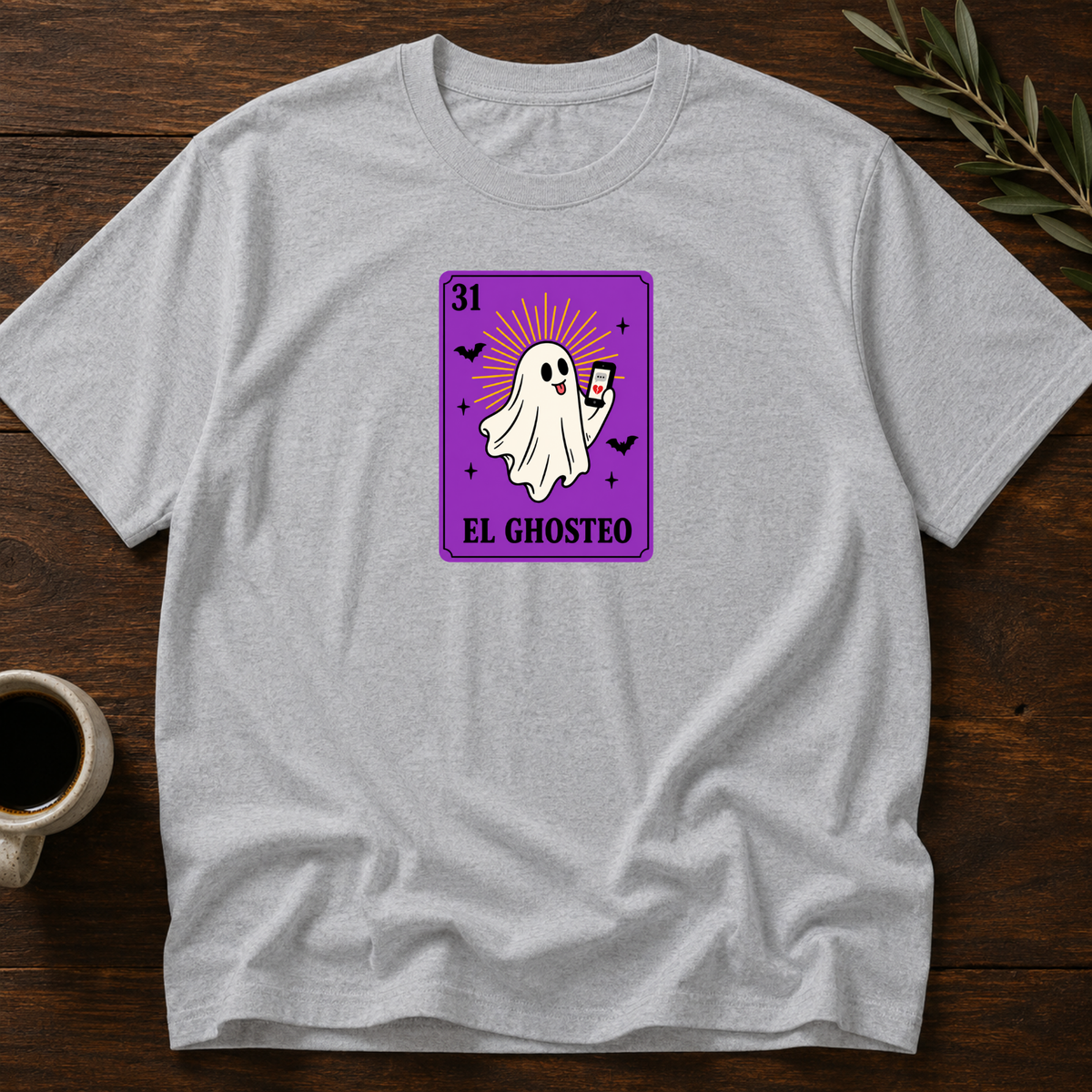 El Ghosteo - Ghosting T-Shirt – Sport Grey – Wear Your Heart