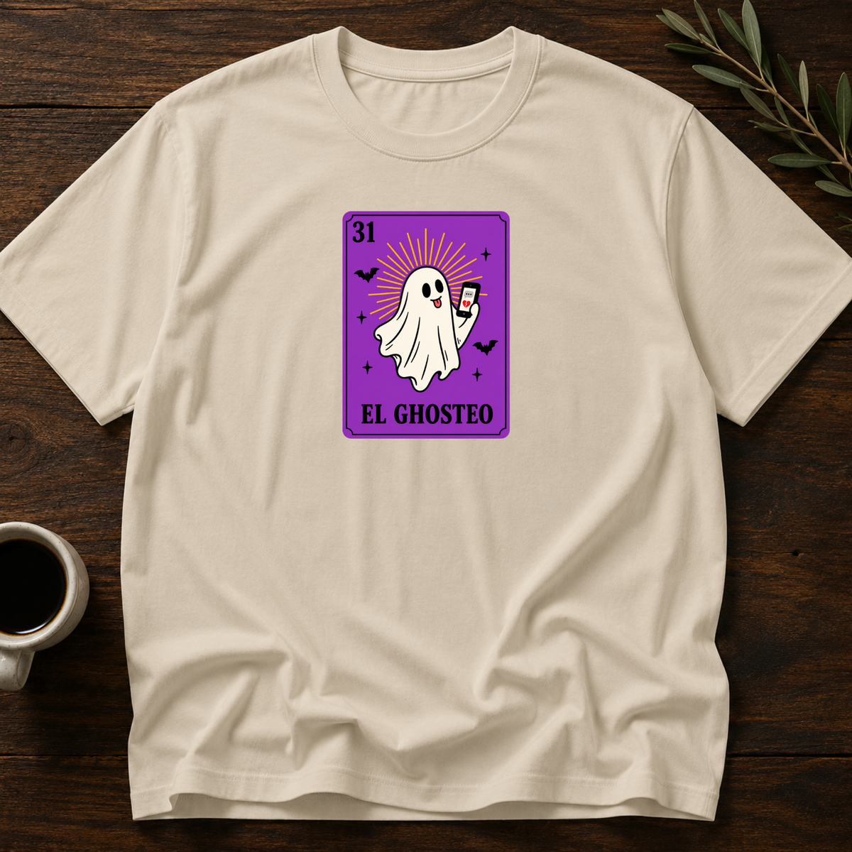 El Ghosteo - Ghosting T-Shirt – Sand – Wear Your Heart