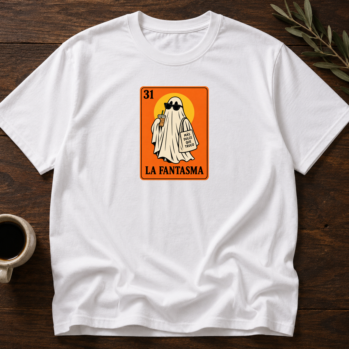 La Fantasma Halloween T-Shirt – White – Wear Your Heart