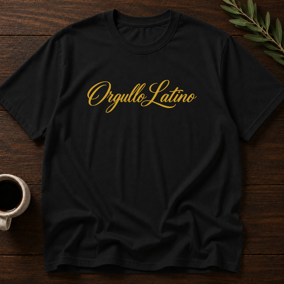 Orgullo Latino T-Shirt – Black – Wear Your Heart