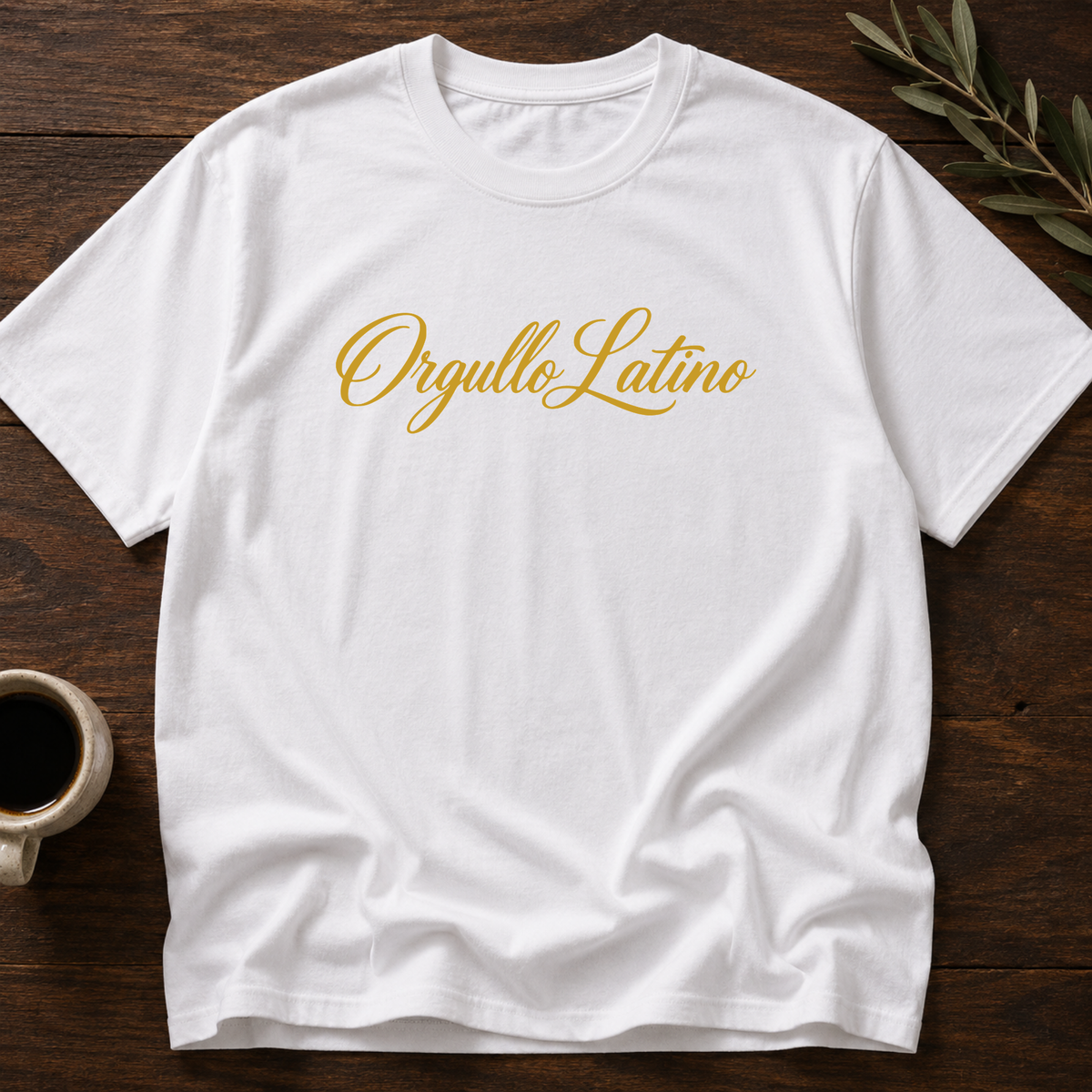 Orgullo Latino T-Shirt – White – Wear Your Heart