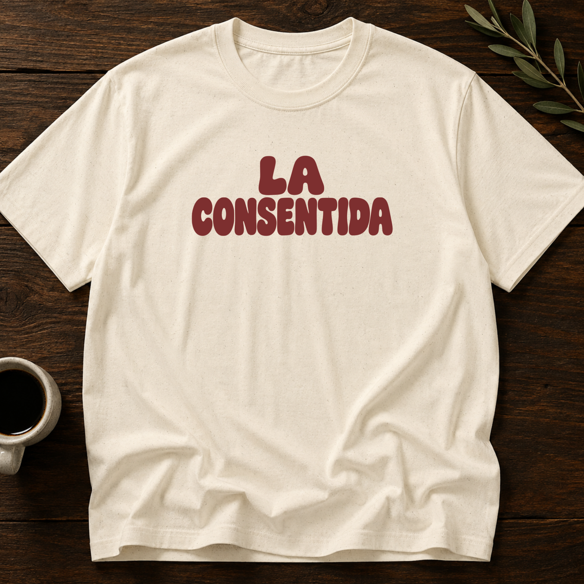 La Consentida T-Shirt – Natural – Wear Your Heart