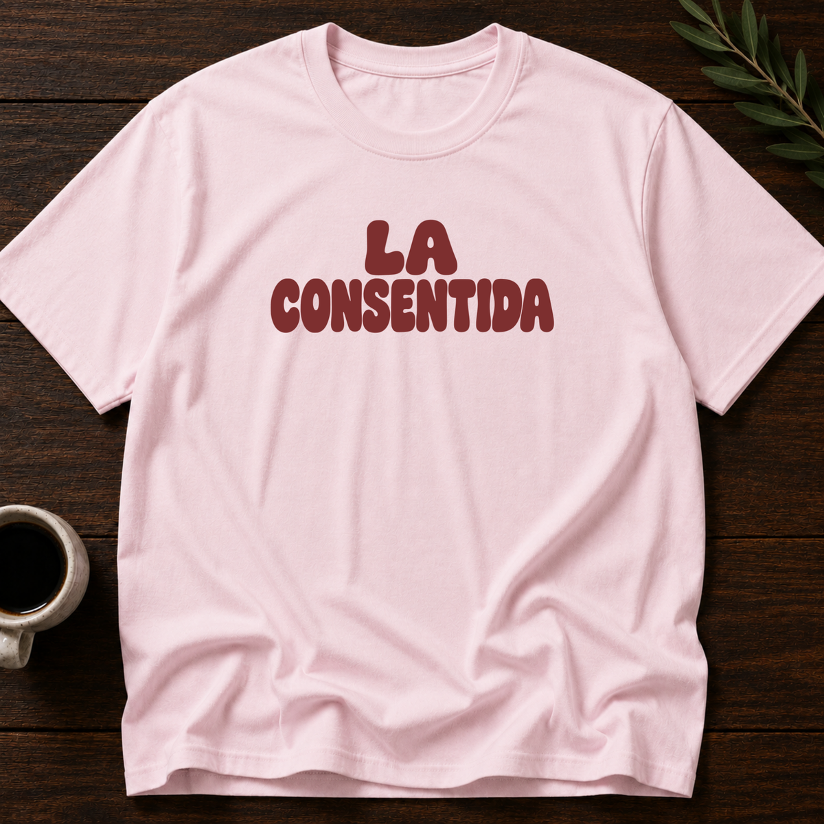 La Consentida T-Shirt – Light Pink – Wear Your Heart