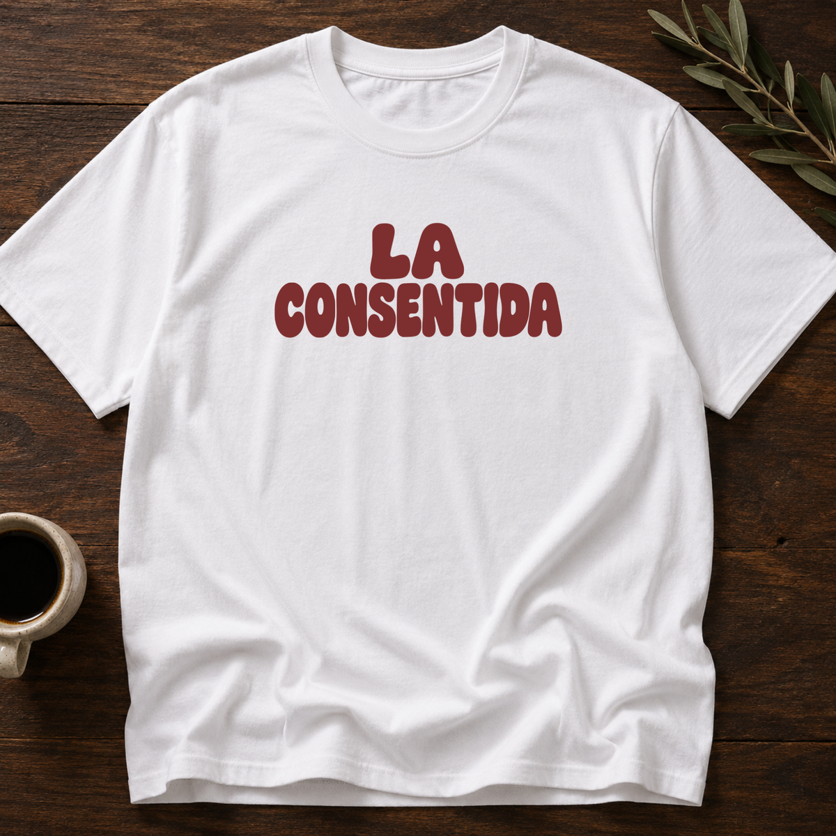 La Consentida T-Shirt – White – Wear Your Heart