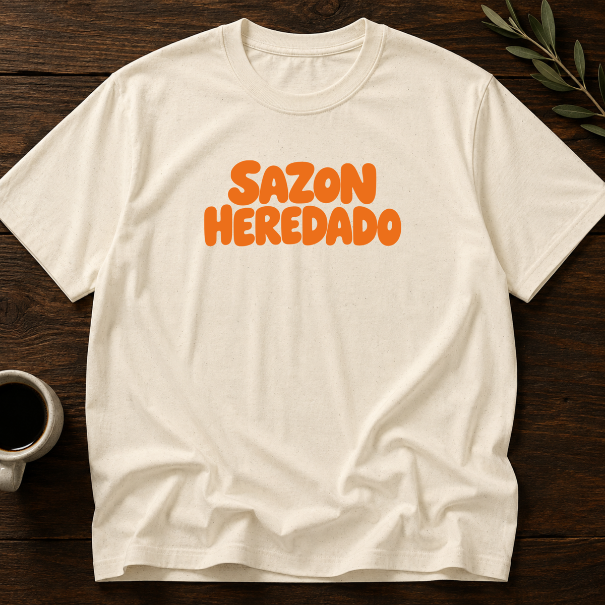 Sazon Heredado T-Shirt – Natural – Wear Your Heart