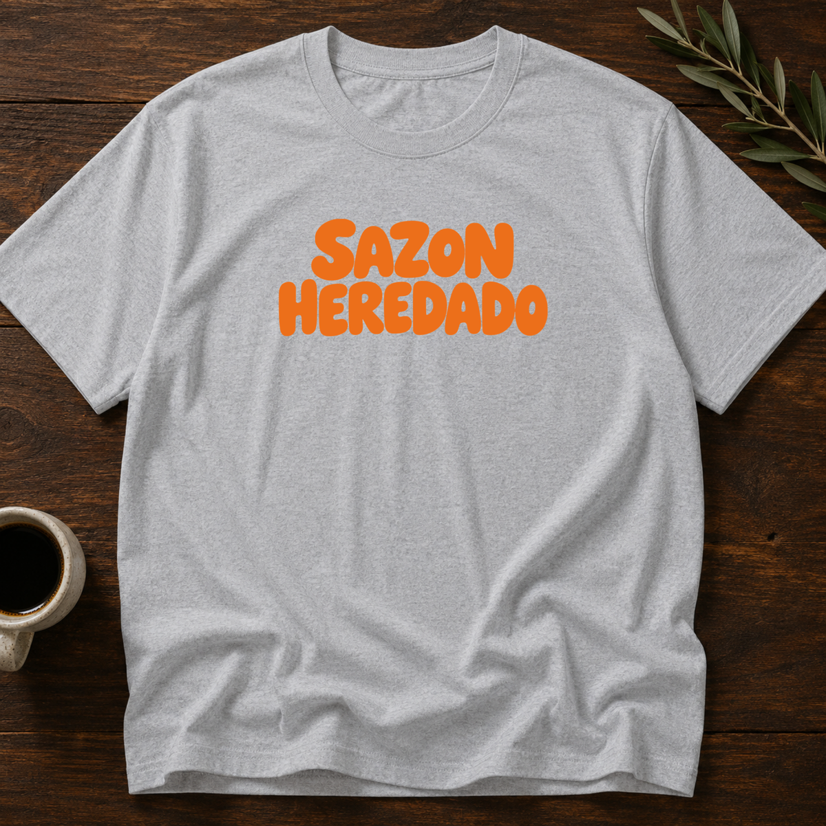Sazon Heredado T-Shirt – Sport Grey – Wear Your Heart