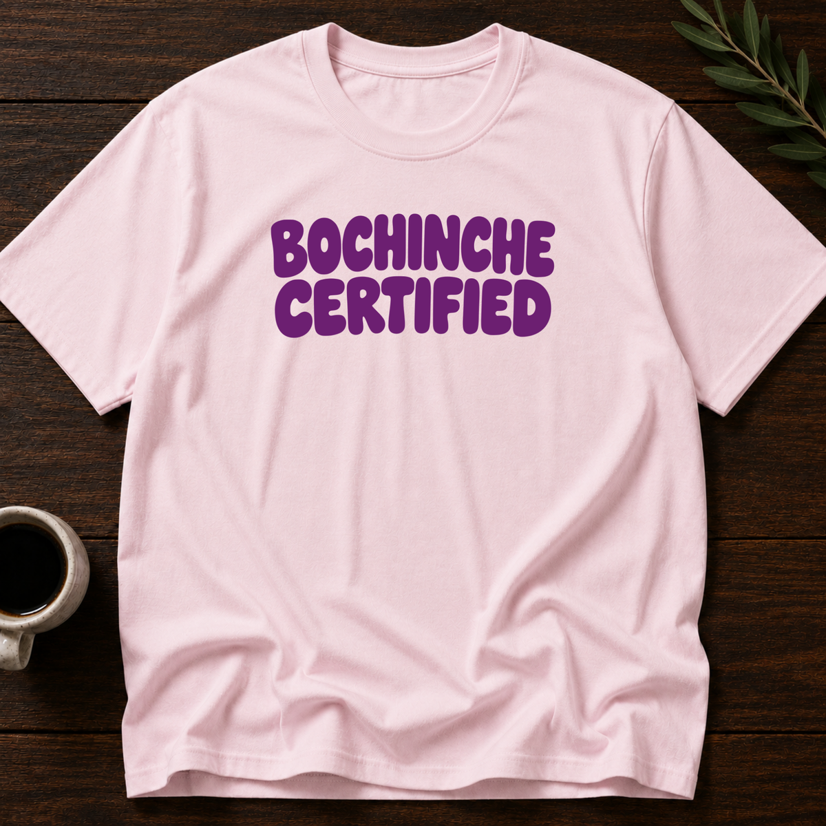 Bochinche Certified T-Shirt – Light Pink – Wear Your Heart