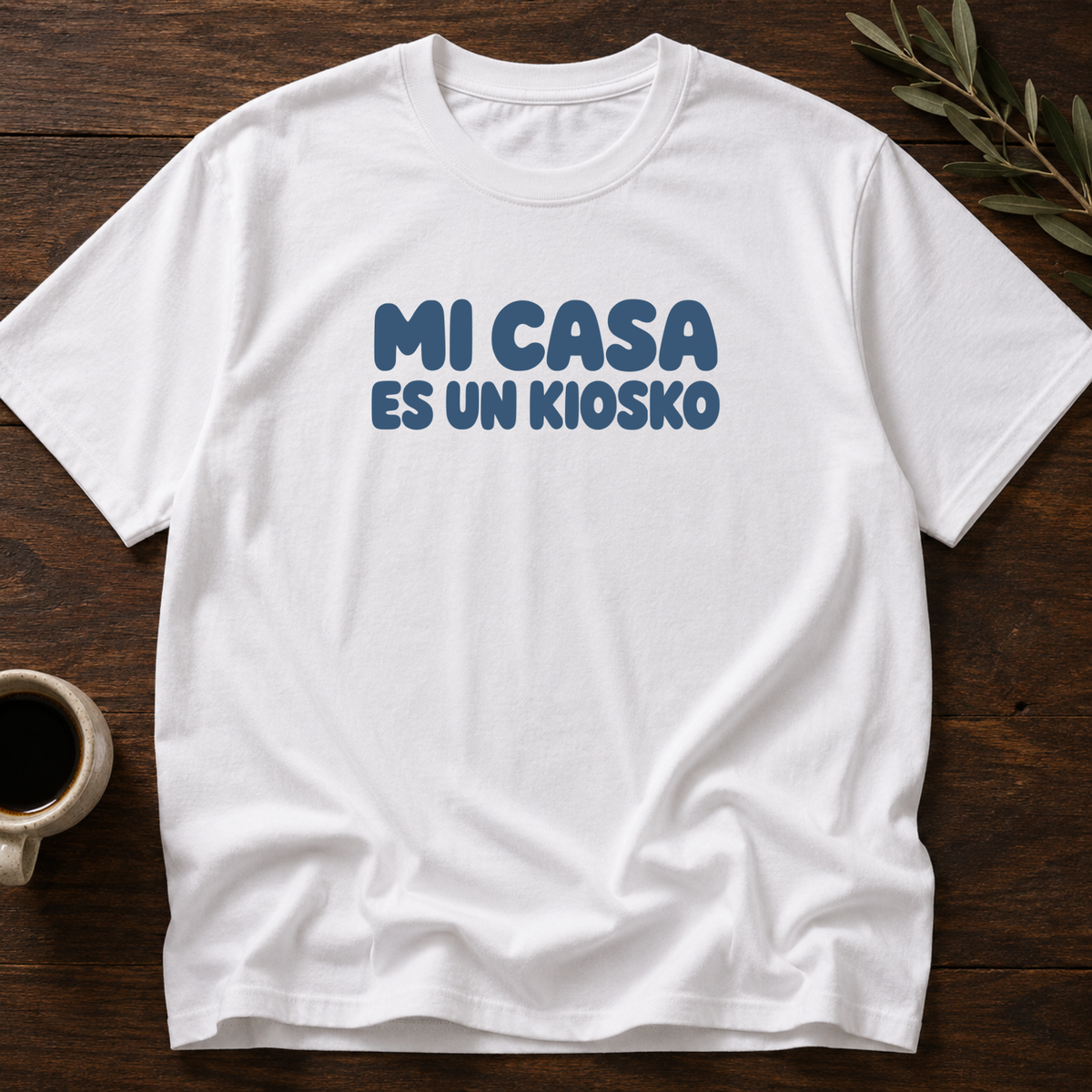 Mi Casa Es Un Kiosko T-Shirt – White – Wear Your Heart