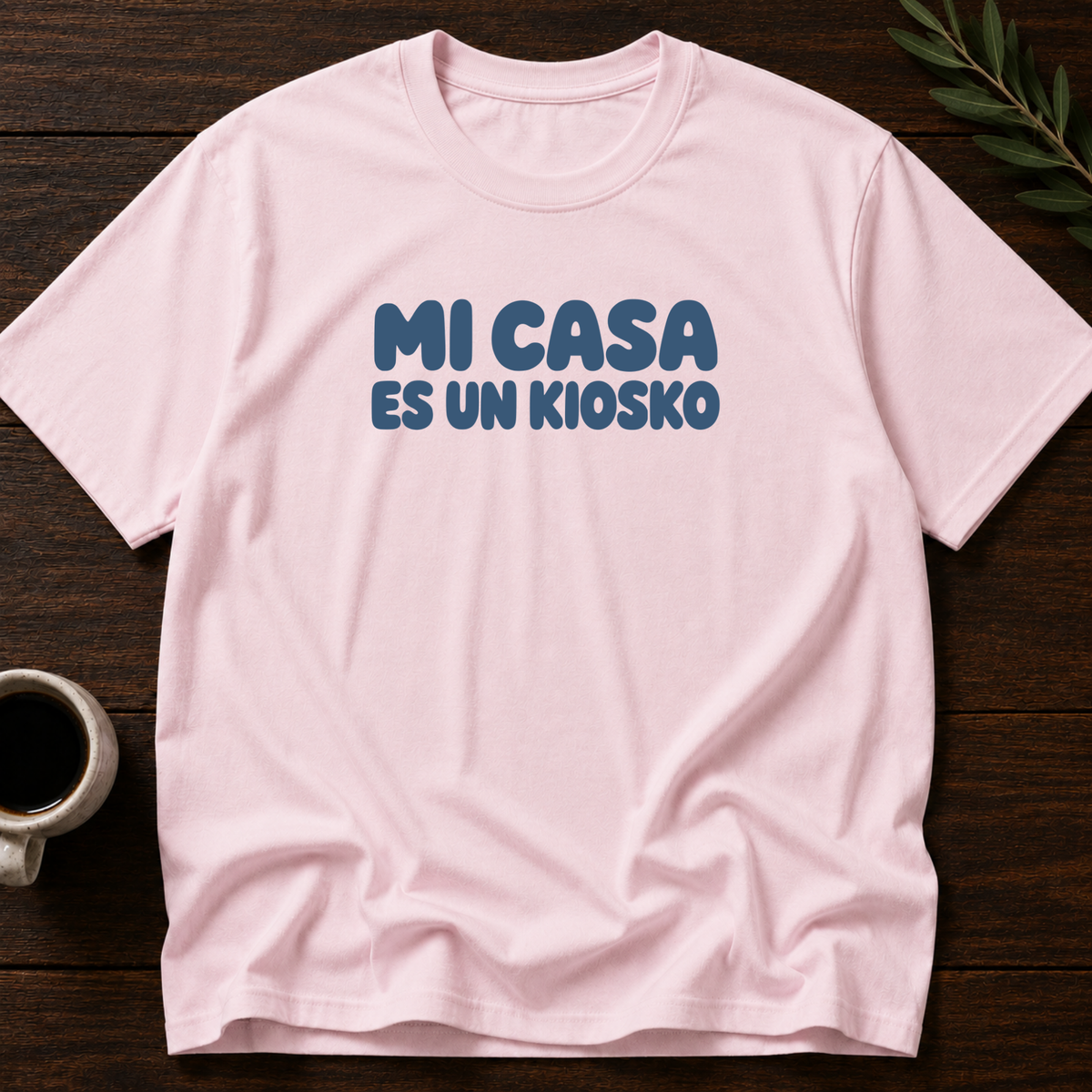 Mi Casa Es Un Kiosko T-Shirt – Light Pink – Wear Your Heart