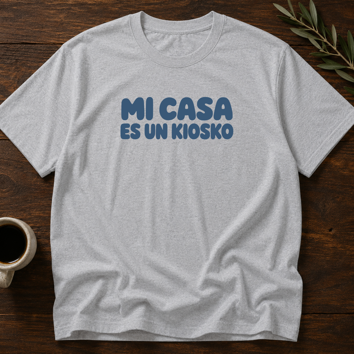 Mi Casa Es Un Kiosko T-Shirt – Sport Grey – Wear Your Heart