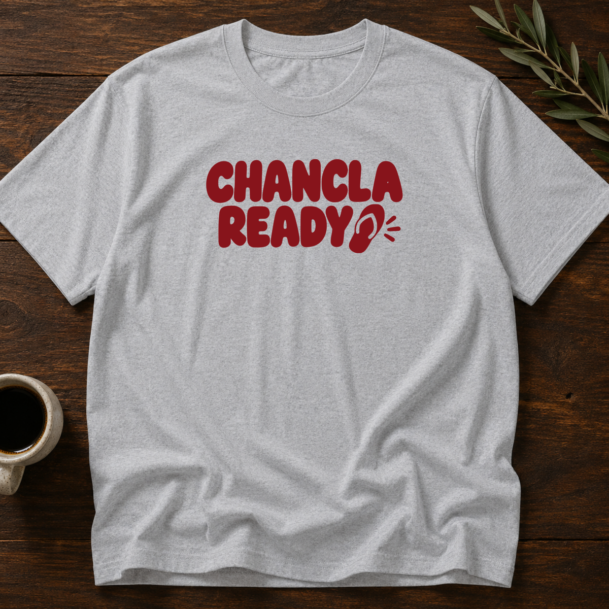 Chancla Ready T-Shirt – Sport Grey – Wear Your Heart