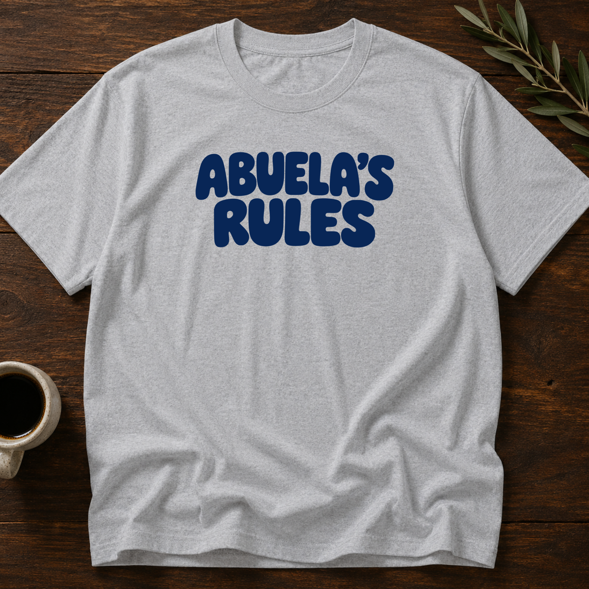 Abuela's Rules T-Shirt – Sport Grey – Wear Your Heart