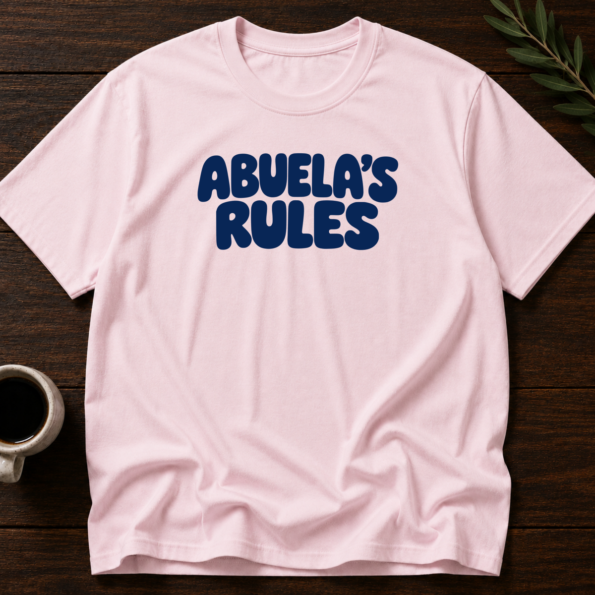 Abuela's Rules T-Shirt – Light Pink – Wear Your Heart