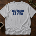 Cafecito Es Vida T-Shirt – Sport Grey – Wear Your Heart