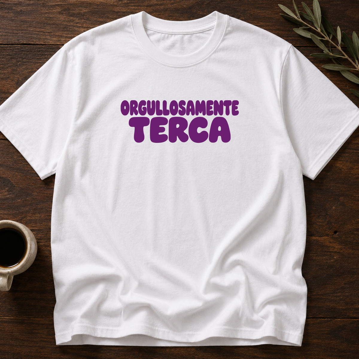 Orgullosamente Terca T-Shirt – White – Wear Your Heart