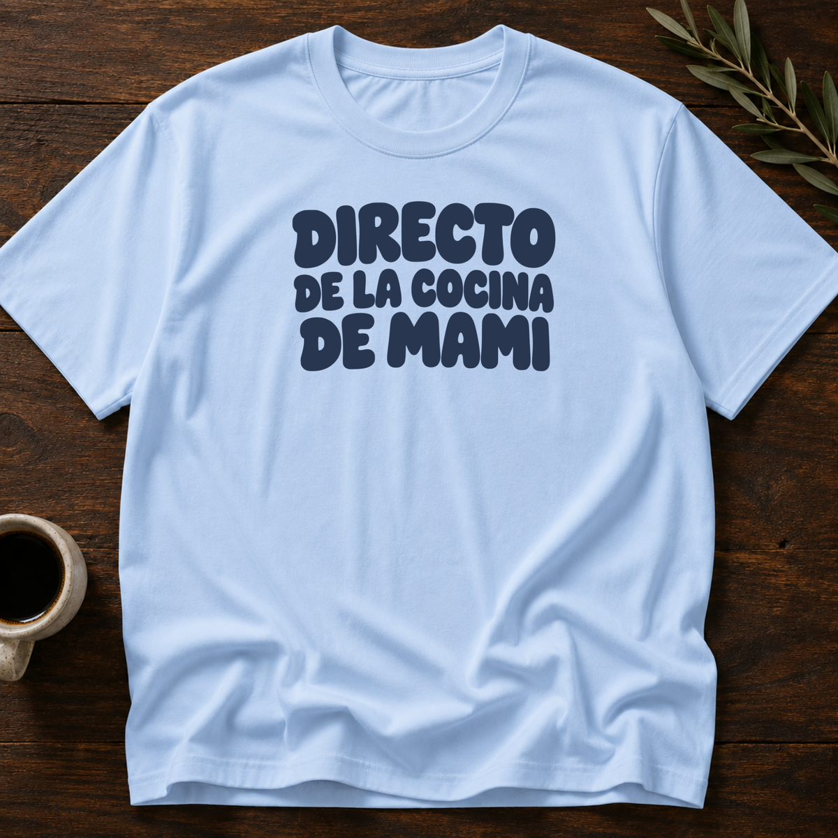 Cocina De Mami T-Shirt – Light Blue – Wear Your Heart