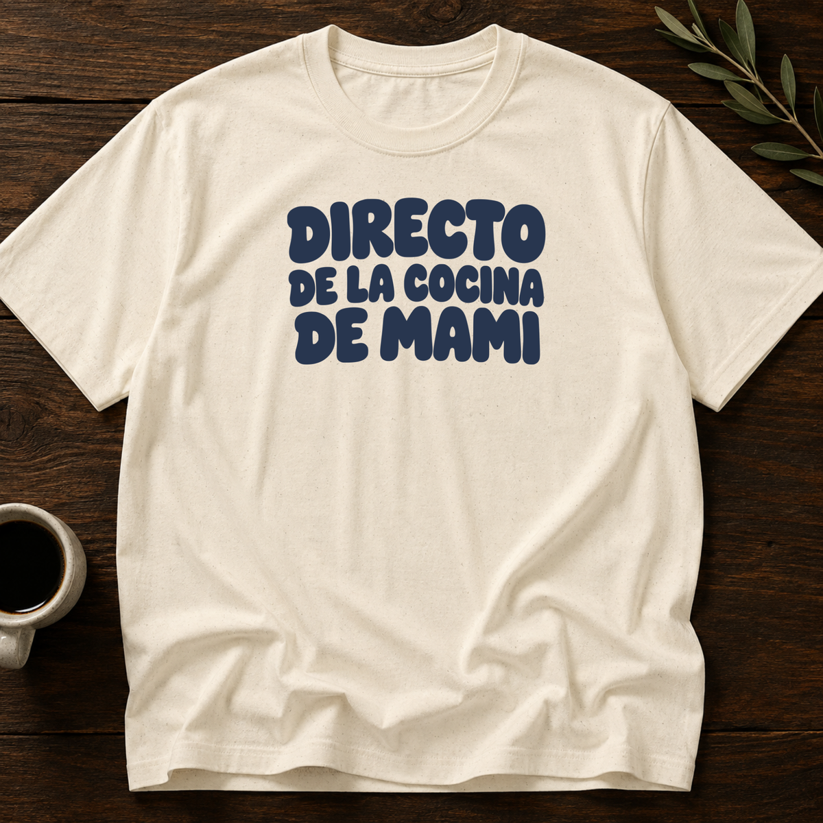 Cocina De Mami T-Shirt – Natural – Wear Your Heart
