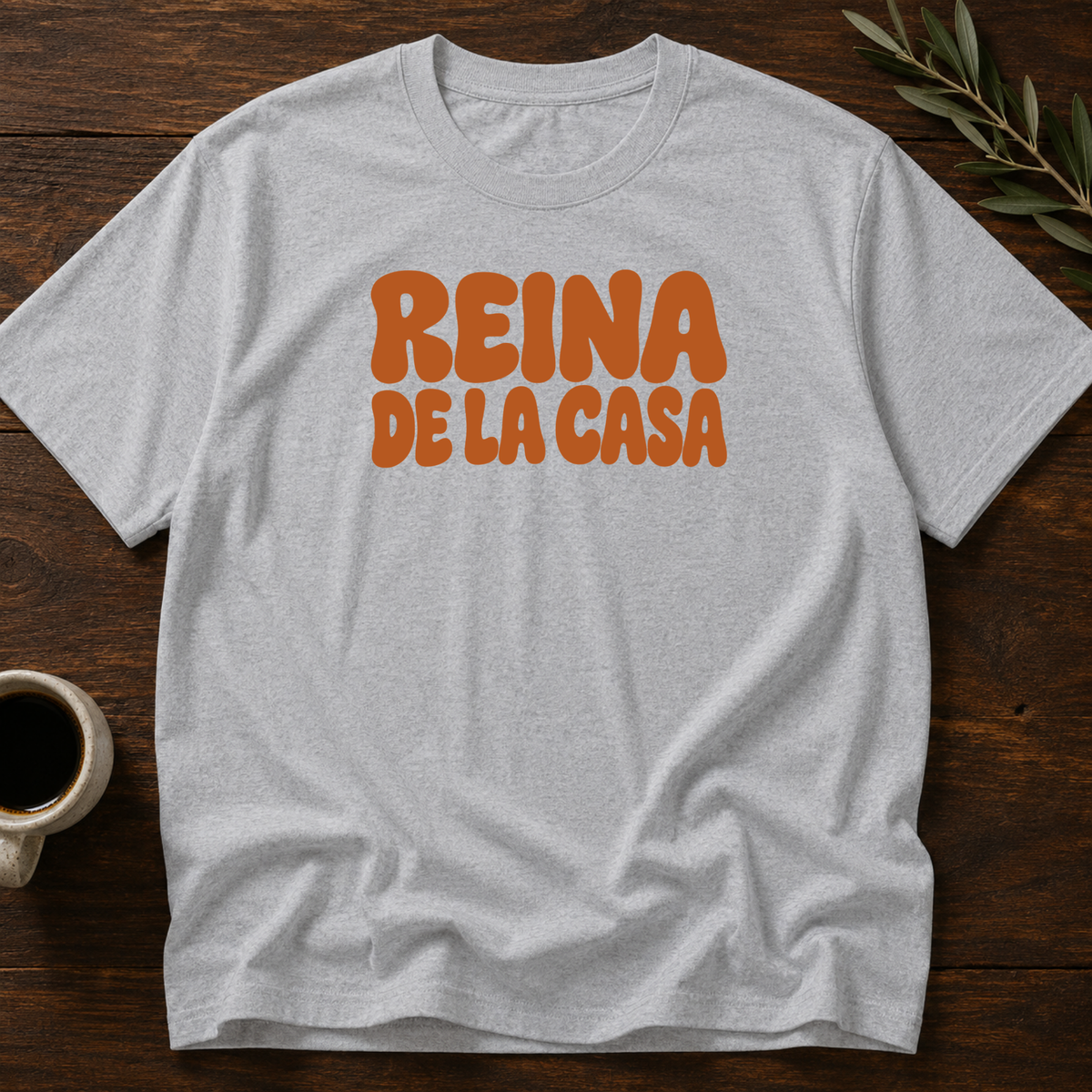 Reina De La Casa T-Shirt – Sport Grey – Wear Your Heart