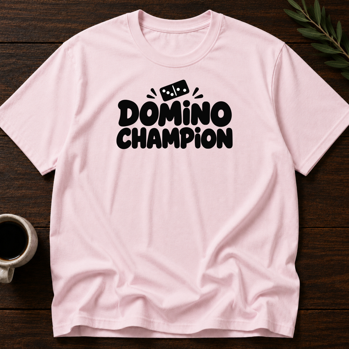 Domino Champion T-Shirt – Light Pink – Wear Your Heart