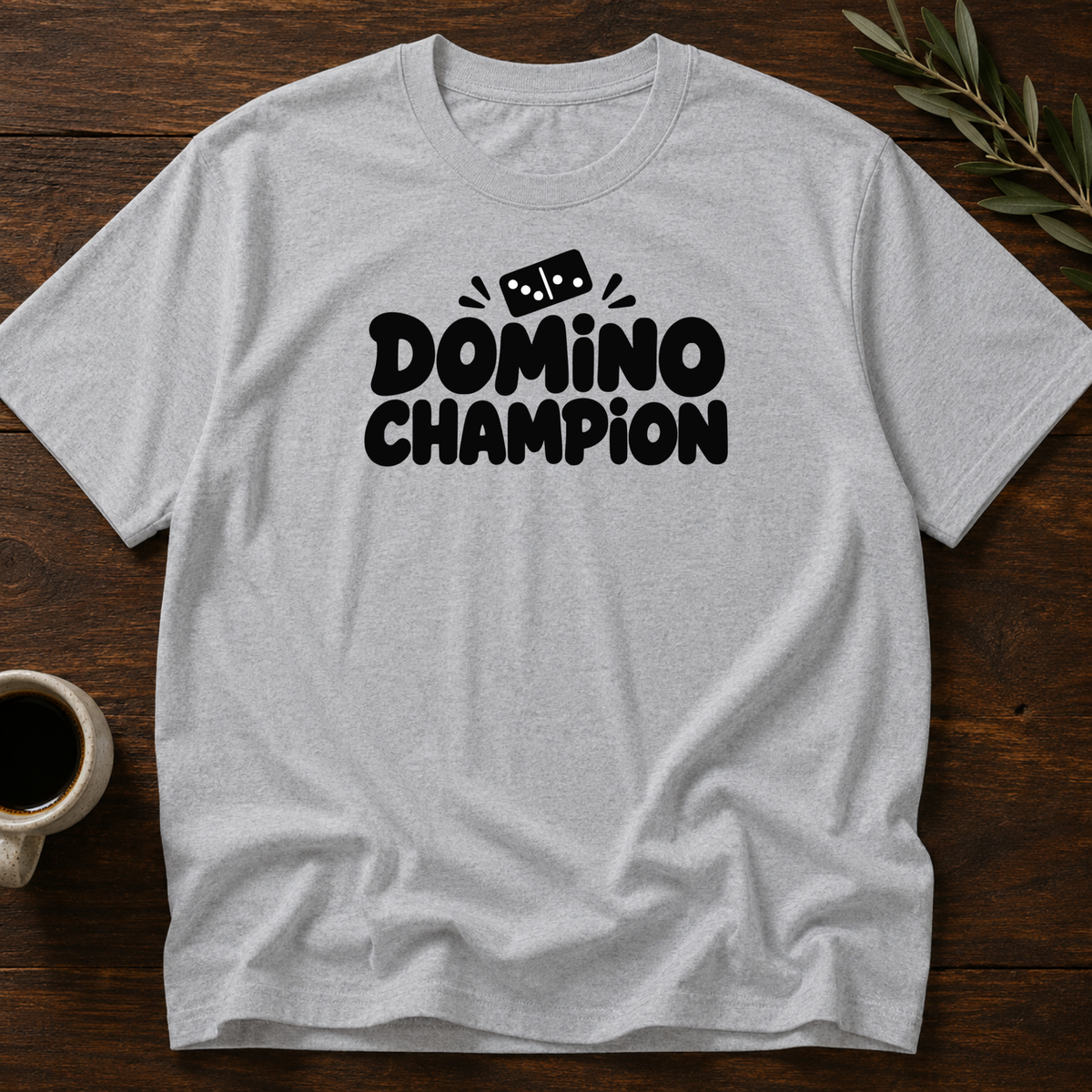 Domino Champion T-Shirt – Sport Grey – Wear Your Heart