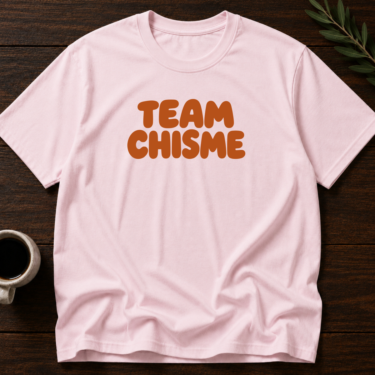 Team Chisme T-Shirt – Light Pink – Wear Your Heart