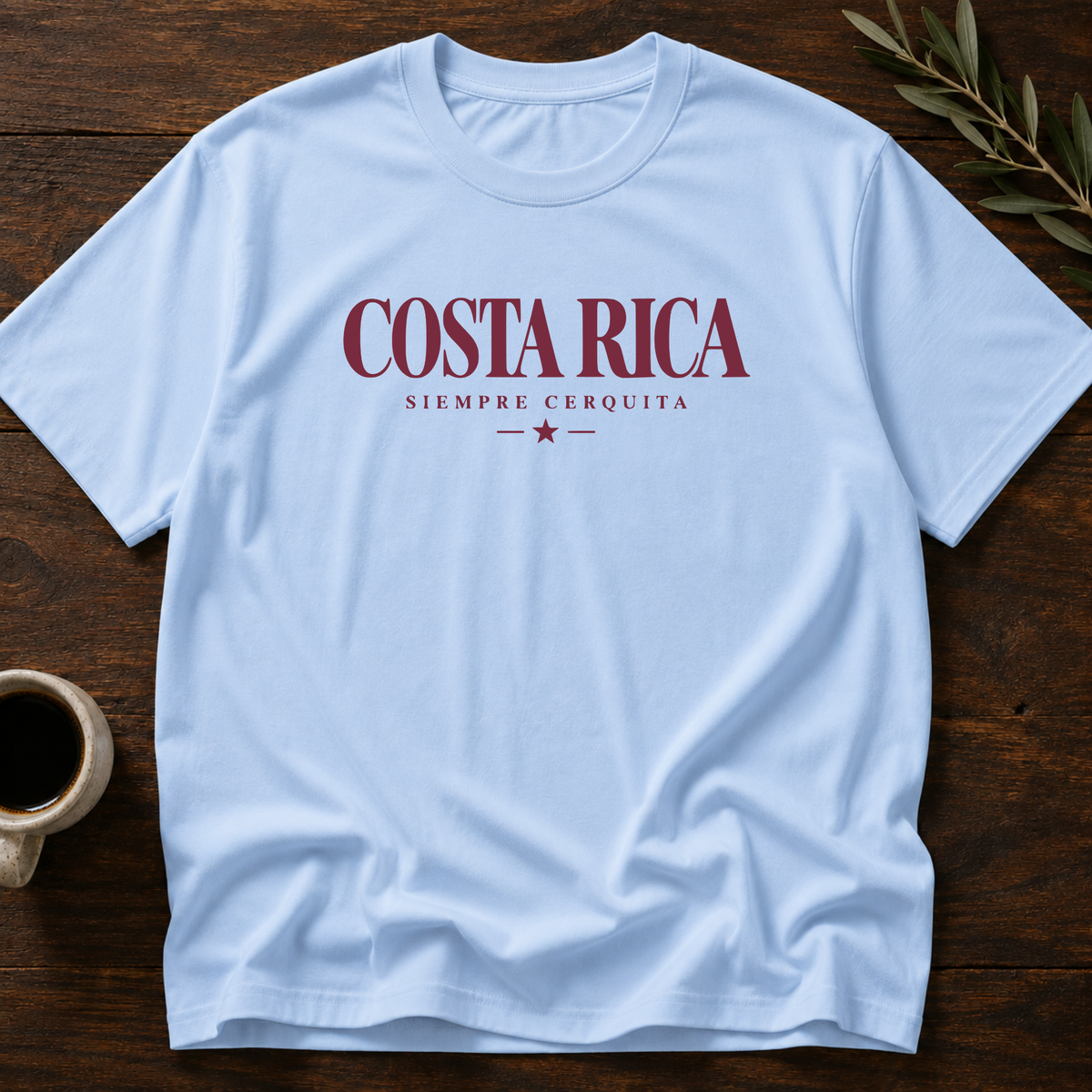 Costa Rica Siempre Cerca T-Shirt – Light Blue – Wear Your Heart