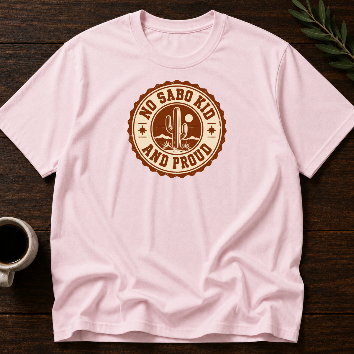 No Sabo Kid T-Shirt – Light Pink – Wear Your Heart