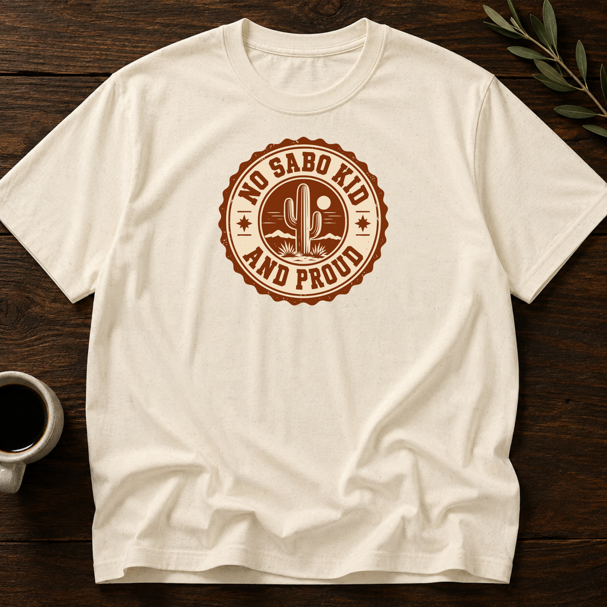 No Sabo Kid T-Shirt – Natural – Wear Your Heart
