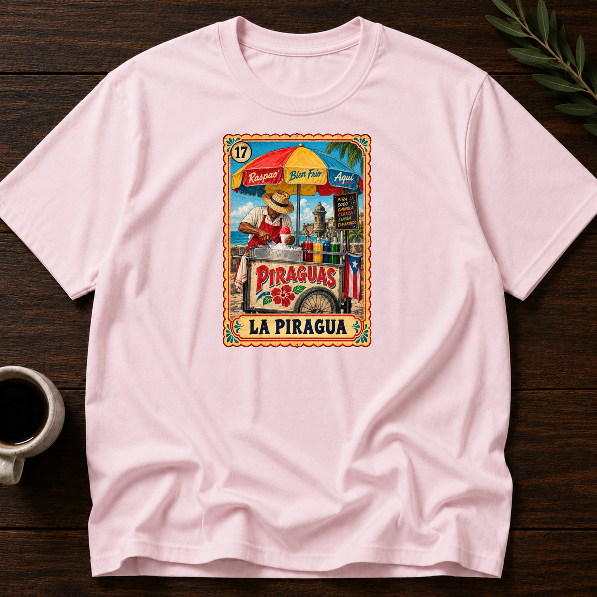 La Piragua T-Shirt – Light Pink – Wear Your Heart