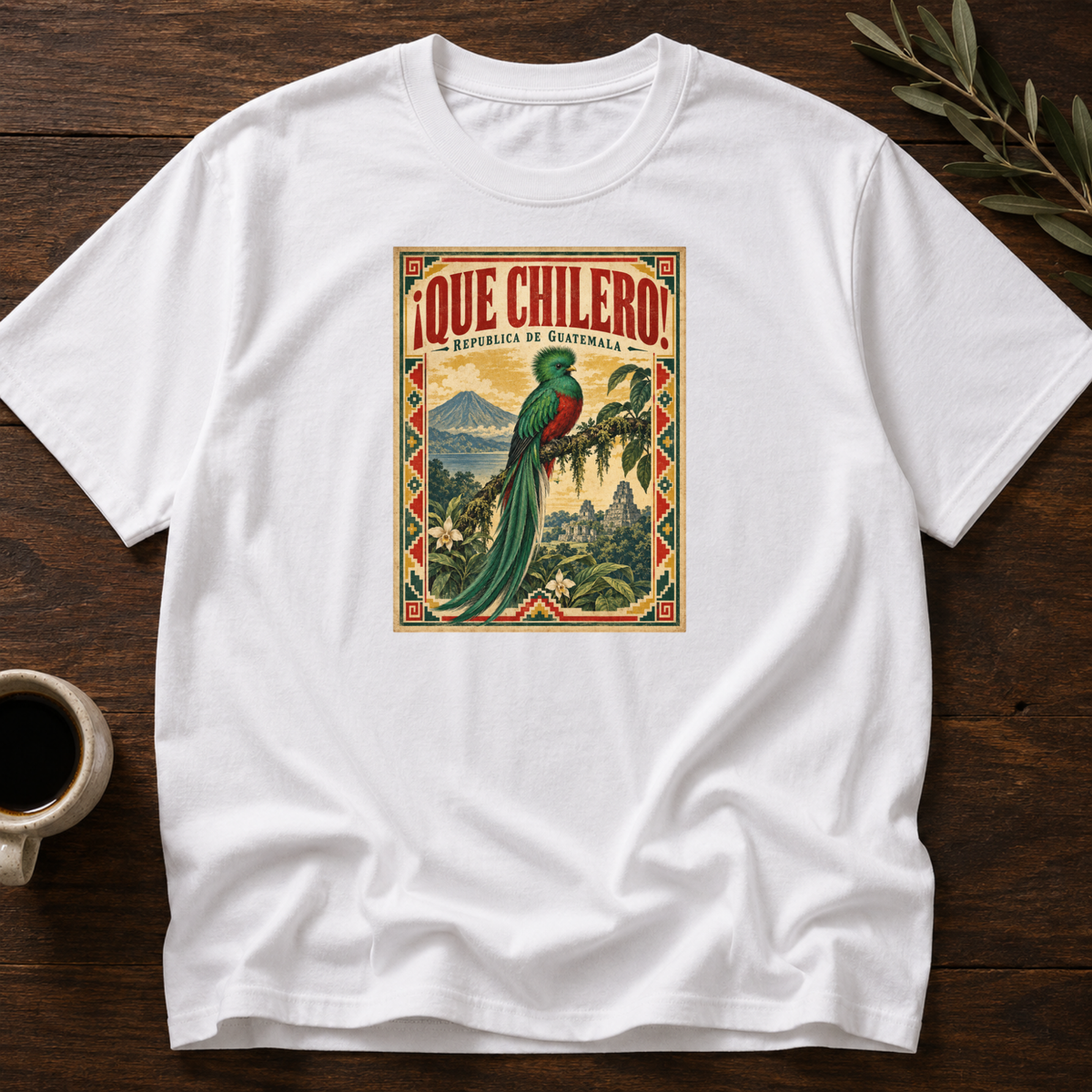 ¡Que Chilero! T-Shirt – White – Wear Your Heart