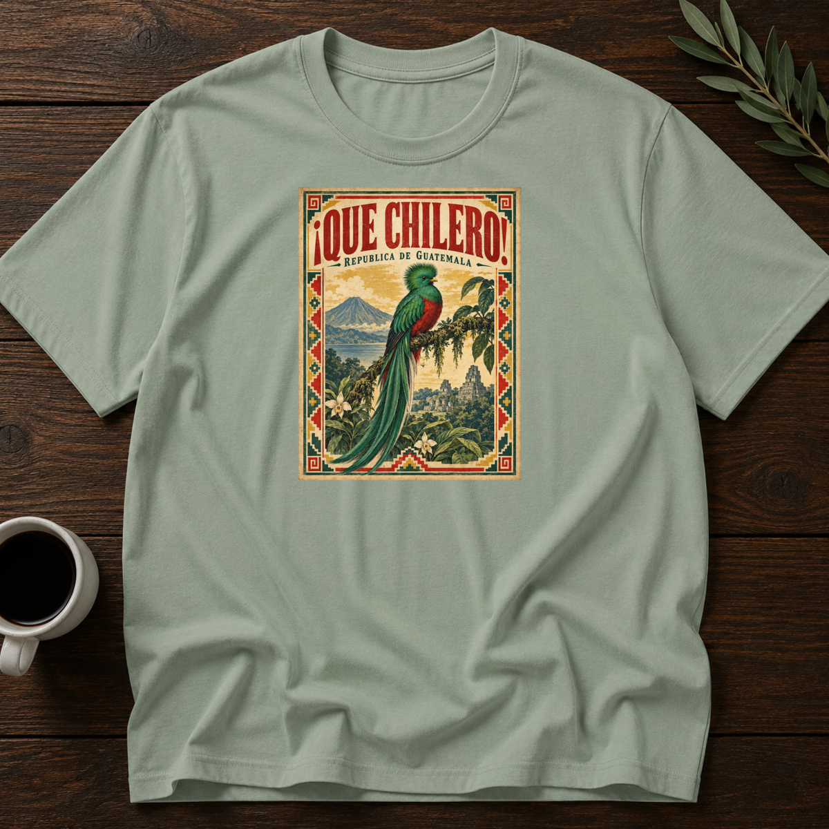 ¡Que Chilero! T-Shirt – Sage – Wear Your Heart