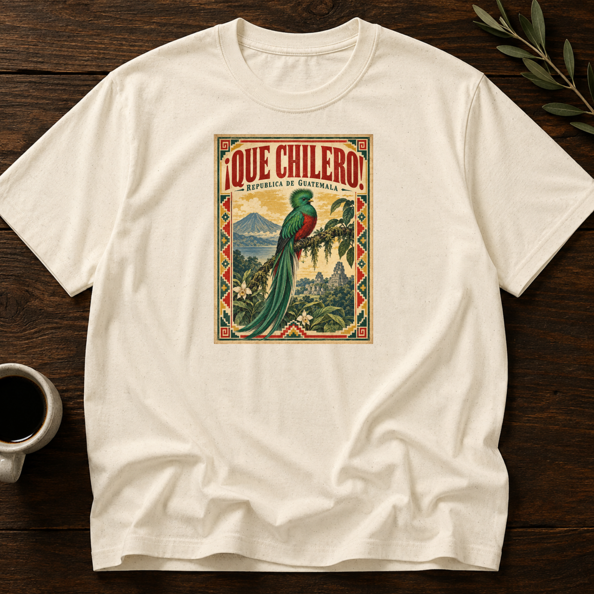 ¡Que Chilero! T-Shirt – Natural – Wear Your Heart