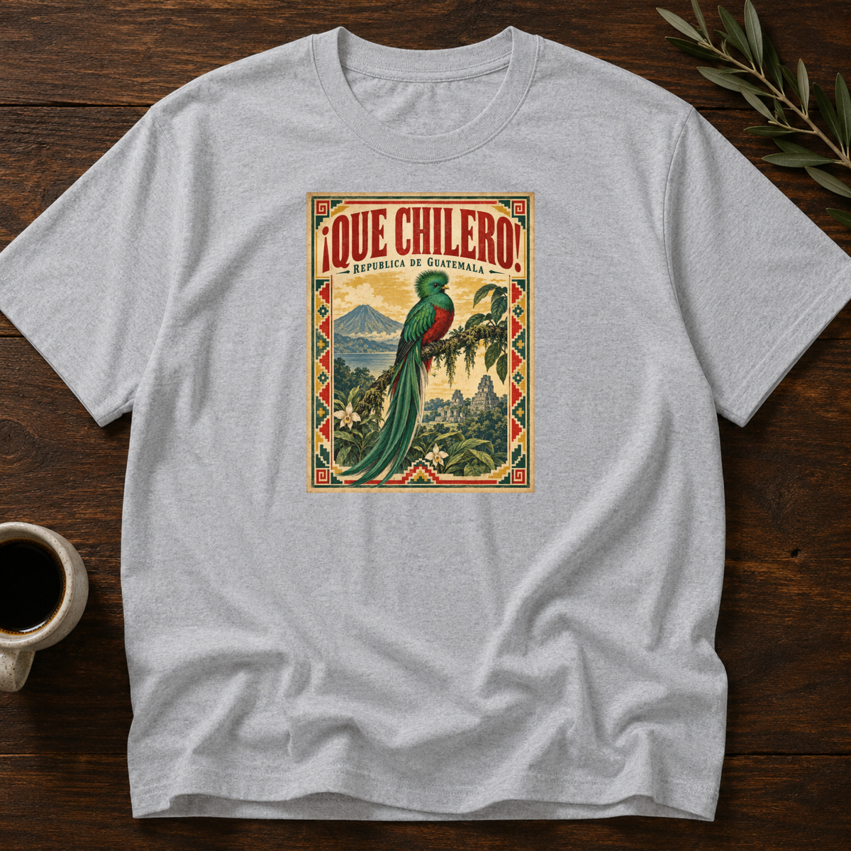 ¡Que Chilero! T-Shirt – Sport Grey – Wear Your Heart