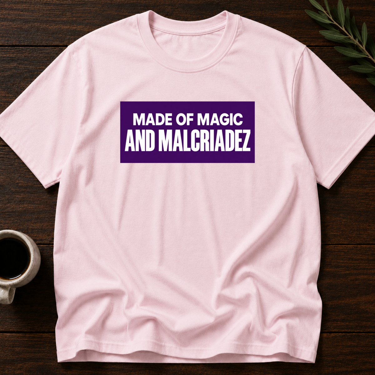 Made of Malcriadez T-Shirt – Light Pink – Wear Your Heart