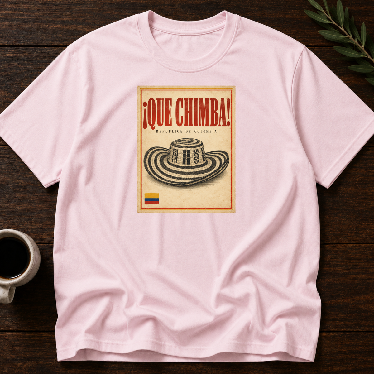 ¡Que Chimba! T-Shirt – Light Pink – Wear Your Heart