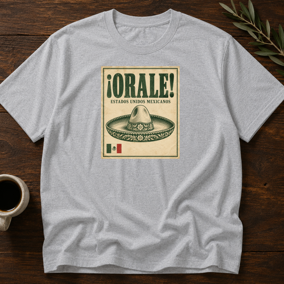¡Orale! T-Shirt – Sport Grey – Wear Your Heart