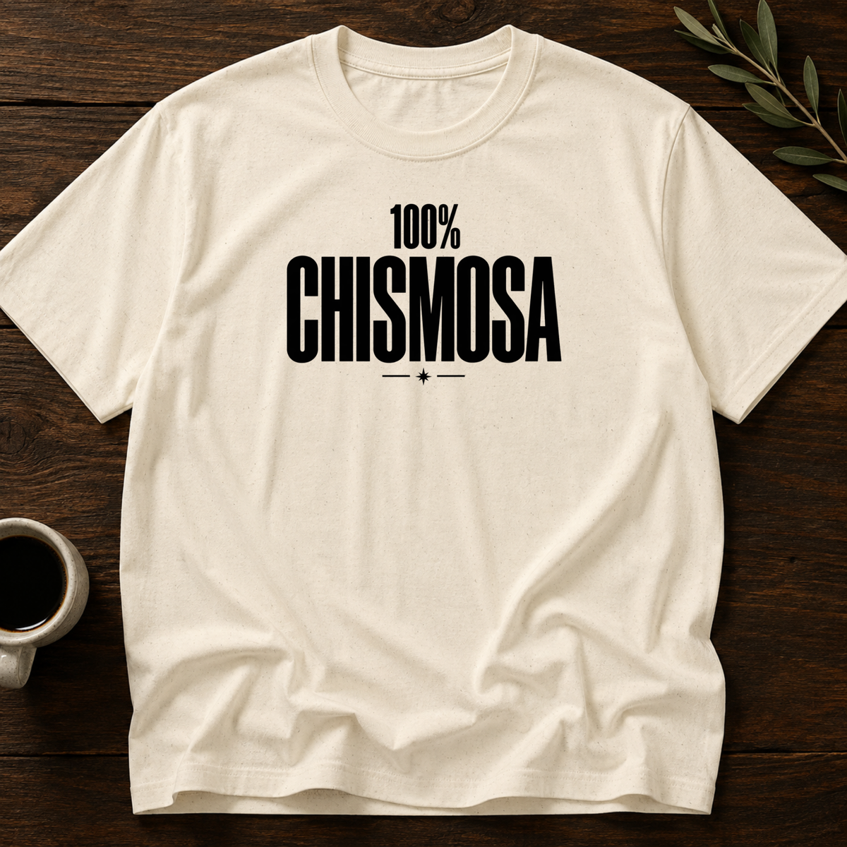 100% Chismosa T-Shirt – Natural – Wear Your Heart