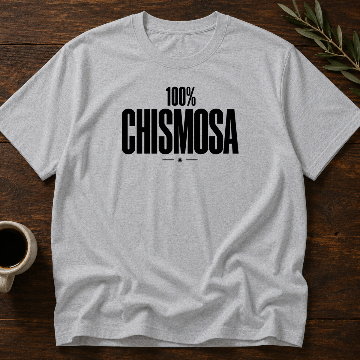 100% Chismosa T-Shirt – Sport Grey – Wear Your Heart